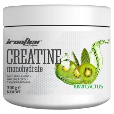 Креатин моногидрат IronFlex Creatine Monohydrate 300 g /120 servings/ Kiwi Cactus