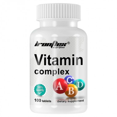 Витаминно-минеральный комплекс для спорта IronFlex Vitamin Complex 100 Tabs
