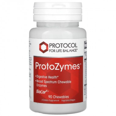 Пищеварительные ферменты Protocol for Life Balance ProtoZymes 90 Chewables