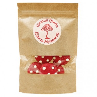 Грибной комплекс Дедушка Мухомор Печенье с мухомором (1 г мухомора в каждом) 5 штук Грибной комплекс Дедушка Мухомор Печенье с мухомором (1 г мухомора в каждом) 5 штук