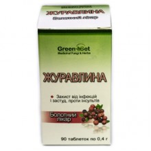 Урологический препарат GreenSet Клюква - Болотный лекарь 90 таблеток