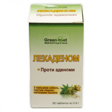 Комплекс для здоровья предстательной железы GreenSet Лекаденом - Против аденомы 90 таблеток Комплекс для здоровья предстательной железы GreenSet Лекаденом - Против аденомы 90 таблеток