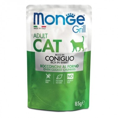  Monge Cat GRILL Wet Adult кролик 0,085 Кг