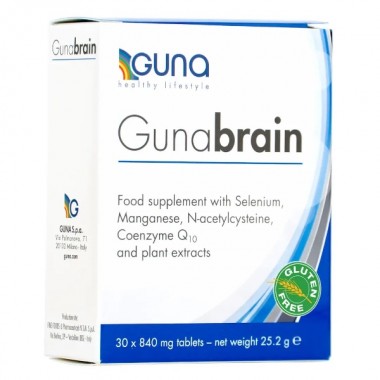 Комплекс для профилактики работы головного мозга Guna Gunabrain 30 Tabs