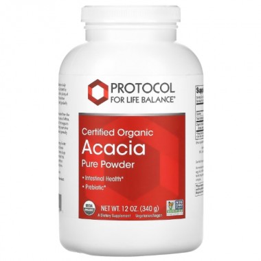 Клетчатка Protocol for Life Balance Acacia Pure Powder Certified Organic 340 g /52 servings/ Клетчатка Protocol for Life Balance Acacia Pure Powder Certified Organic 340 g /52 servings/