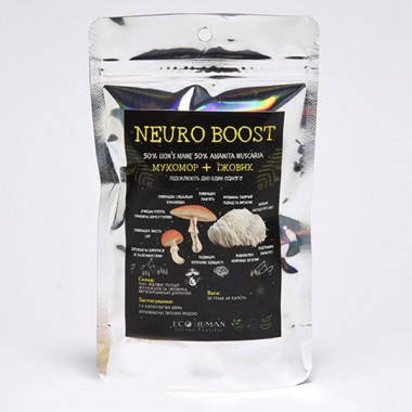 Грибной комплекс Ecohuman Neuro Boost 60 Caps