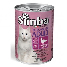 Влажный корм для котов Monge Simba Cat Wet цесарка с уткой 0,415 Кг