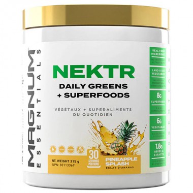 Антиоксиданты для спорта Magnum Nutraceuticals NEKTR Daily Greens + SuperFoods 315 g /30 servings/ Pineapple Splash