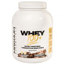 Протеин Magnum Nutraceuticals Whey 100 + 2300 g /62 servings/ Chocolate Протеин Magnum Nutraceuticals Whey 100 + 2300 g /62 servings/ Chocolate