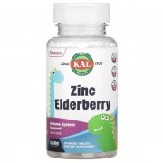 Минералы для детей KAL Dinosaurs Elderberry ActivMelt 90 Micro Tablets Mixed Berry