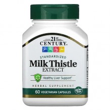 Расторопша 21st Century Milk Thistle Extract 60 Veg Caps