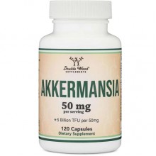 Пробиотик Double Wood Akkermansia 5 Billion TFU 50 mg 120 Caps Пробиотик Double Wood Akkermansia 5 Billion TFU 50 mg 120 Caps