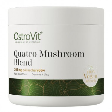 Грибной комплекс OstroVit Vege Quatro Mushroom Blend 100 g /185 servings/