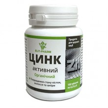 Микроэлемент Цинк Elit-Pharm Цинк Активный 100 таб