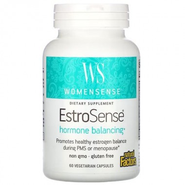 Комплекс для профилактика гормонального баланса Natural Factors WomenSense Estro Sense Hormone Balancing 60 Veg Caps