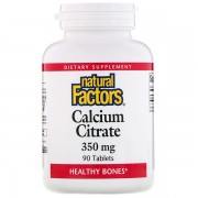 Микроэлемент Кальций Natural Factors Calcium Citrate 350 mg 90 Tabs