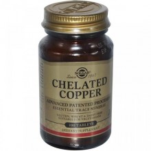 Микроэлемент Медь Solgar Chelated Copper 100 Tabs