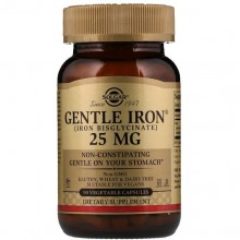 Микроэлемент Железо Solgar Gentle Iron 25 mg 90 Veg Caps SOL-01249