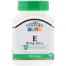 Витамин E 21st Century E-200 110 Softgels Витамин E 21st Century E-200 110 Softgels