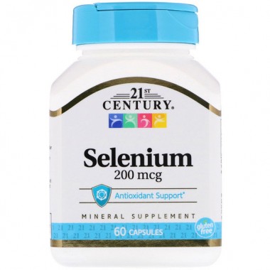 Селен 21st Century Selenium 200 mcg 60 Caps