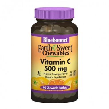 Витамин C Bluebonnet Nutrition Earth Sweet Chewables Vitamin C 500 mg 90 Chewable Tabs Orange