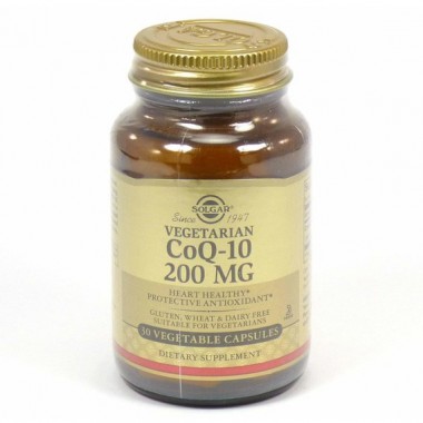 Коэнзим Solgar Vegetarian CoQ-10 200 mg 30 Veg Caps
