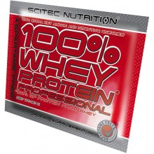 Протеин Scitec Nutrition 100% Whey Protein Professional 30 g /1 servings/ Lemon Cheesecake