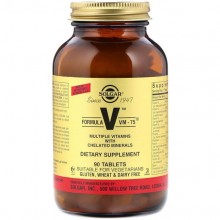 Витаминно-минеральный комплекс Solgar Formula V VM-75 Multiple Vitamins with Chelated Minerals 90 Veg Tabs Витаминно-минеральный комплекс Solgar Formula V VM-75 Multiple Vitamins with Chelated Minerals 90 Veg Tabs