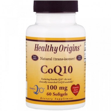 Коэнзим Healthy Origins CoQ10 100 mg 60 Softgels