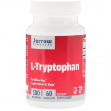 Триптофан Jarrow Formulas L-Tryptophan 500 mg 60 Veg Caps