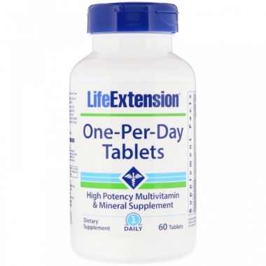Витаминно-минеральный комплекс Life Extension One-Per-Day 60 Tabs Витаминно-минеральный комплекс Life Extension One-Per-Day 60 Tabs