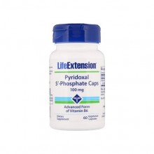 Пиридоксин Life Extension Pyridoxal 5'-Phosphate 100 mg 60 Veg Caps Пиридоксин Life Extension Pyridoxal 5'-Phosphate 100 mg 60 Veg Caps