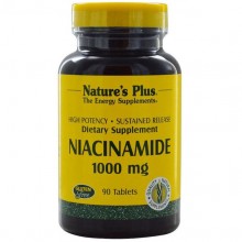 Ниацин Nature's Plus Niacinamide 1000 mg 90 Tabs Ниацин Nature's Plus Niacinamide 1000 mg 90 Tabs