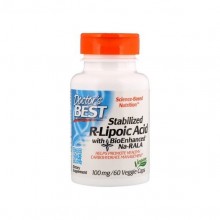 Альфа-липоевая кислота Doctor's Best Stabilized R-Lipoic Acid 200 mg 60 Veg Caps Альфа-липоевая кислота Doctor's Best Stabilized R-Lipoic Acid 200 mg 60 Veg Caps