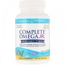 Омега 3-6-9 Nordic Naturals Complete Omega Junior 500 mg 180 Soft Gels Lemon Омега 3-6-9 Nordic Naturals Complete Omega Junior 500 mg 180 Soft Gels Lemon