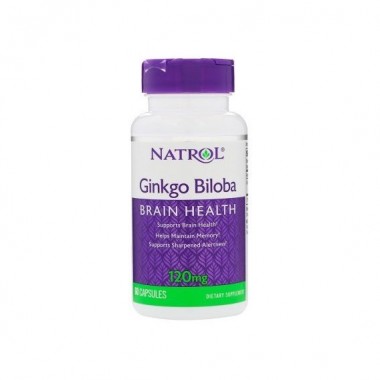 Гинкго Билоба Natrol Ginkgo Biloba 120 mg 60 Caps