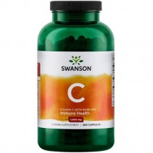 Витамин C Swanson Vitamin C with Rose Hips 1000 mg 250 Caps SWA-01106