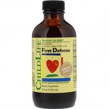 Натуральная добавка для иммунитета ChildLife Essentials, First Defense, 4 fl o 118,5 ml CDL10150