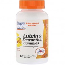 Лютеин Doctor's Best Lutein & Zeaxanthin Gummies 60 Gummies Mango Madness DRB-00512 Лютеин Doctor's Best Lutein & Zeaxanthin Gummies 60 Gummies Mango Madness DRB-00512