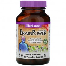Комплекс для профилактики работы головного мозга Bluebonnet Nutrition Targeted Choice, BrainPower 60 Veg Caps