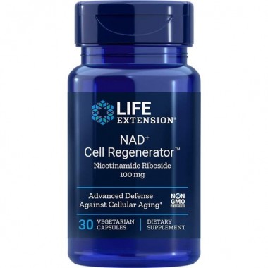 Ниацин Life Extension NAD+ Cell Regenerator, Nicotinamide Riboside 300 mg 30 Veg Caps LEX-23443