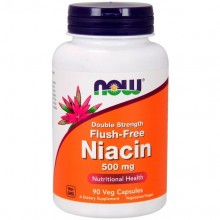 Ниацин NOW Foods Flush-Free Niacin 500 mg Double Strength 90 Veg Caps NF0498 Ниацин NOW Foods Flush-Free Niacin 500 mg Double Strength 90 Veg Caps NF0498