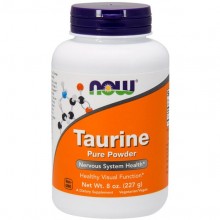 Таурин NOW Foods Taurine Pure Powder, 8 oz 227 g /227 servings/ NF0260