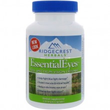 Комплекс для профилактики зрения RidgeCrest Herbals EssentialEyes 120 Veg Caps RCH197