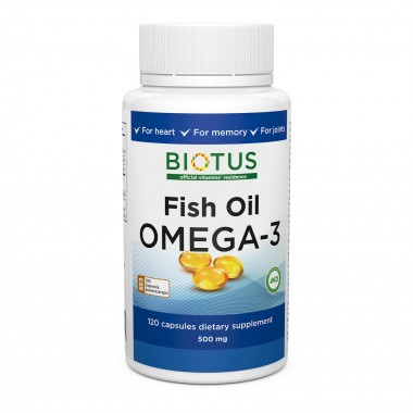 Омега 3 Biotus Omega 3 Fish Oil 120 Caps BIO-530029