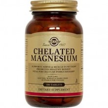 Микроэлемент Магний Solgar Chelated Magnesium 100 Tabs SOL-54709 Микроэлемент Магний Solgar Chelated Magnesium 100 Tabs SOL-54709
