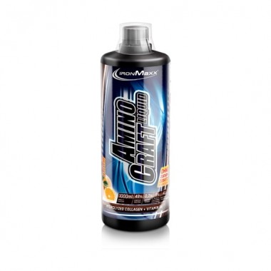 Аминокомплекс для спорта IronMaxx Amino Craft Liquid 1000 ml /40 servings/ Orange