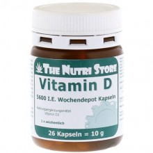 Витамин D The Nutri Store Vitamin D, 5600 IE 26 Caps ФР-00000125
