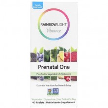 Витаминно-минеральный комплекс Rainbow Light Prenatal One 60 Tabs RLT21723 Витаминно-минеральный комплекс Rainbow Light Prenatal One 60 Tabs RLT21723