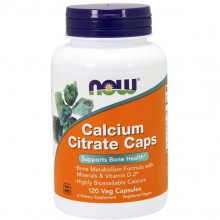 Микроэлемент Кальций NOW Foods Calcium Citrate 120 Veg Caps